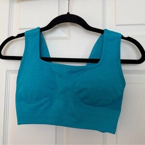 BuffBunny Teal Seamless Support Sports Bra
